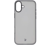 Etui Bizon Angelo do iPhone 16 Plus Przydymione z czarną ramką