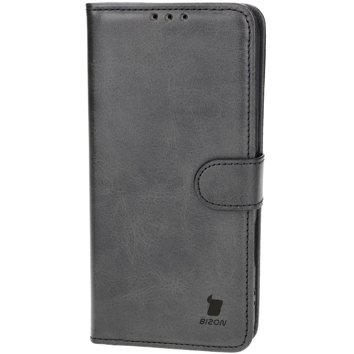 Etui Bizon z klapką Pocket do iPhone 16 Pro Max Czarny