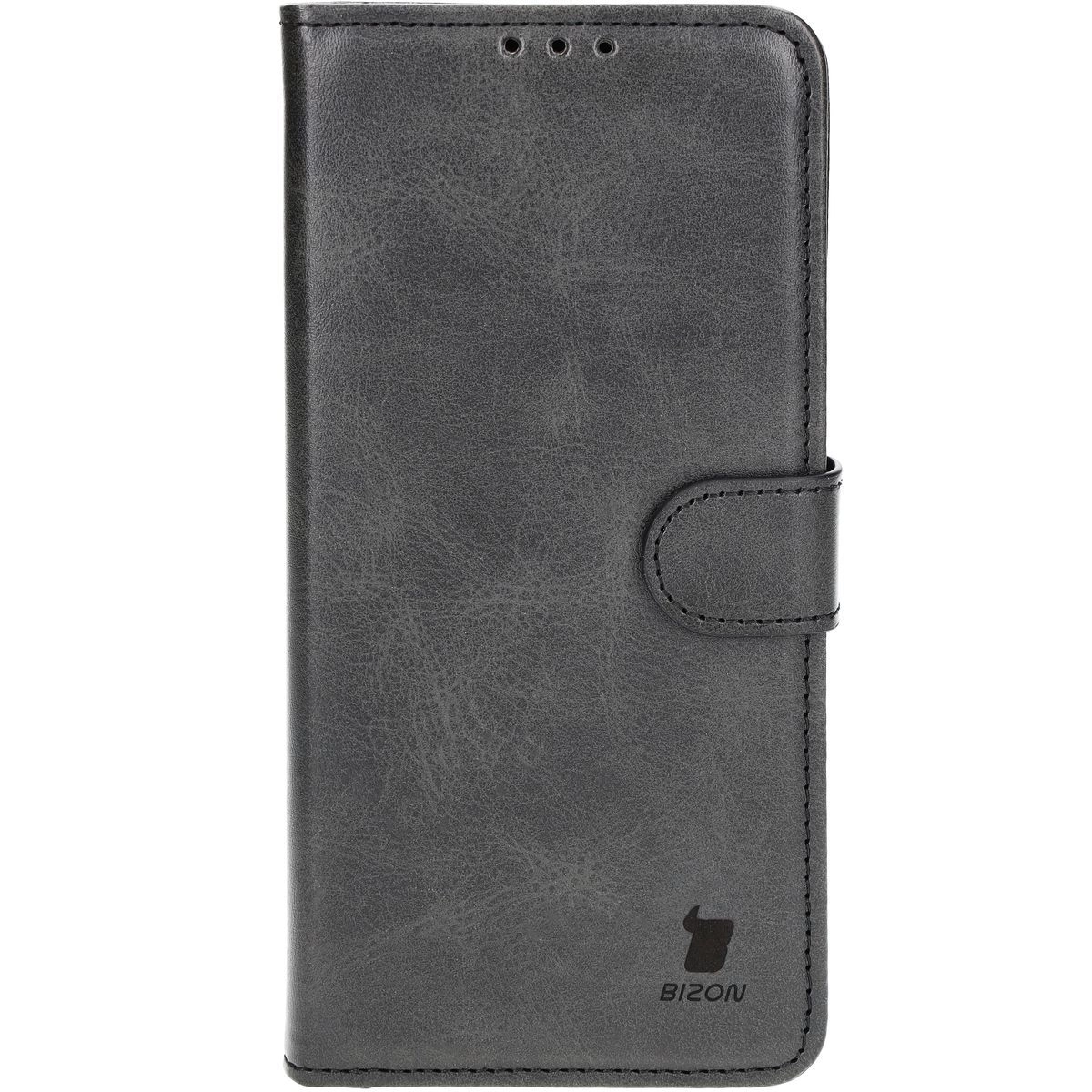 Etui Bizon z klapką Pocket do iPhone 16 Pro Max Czarny