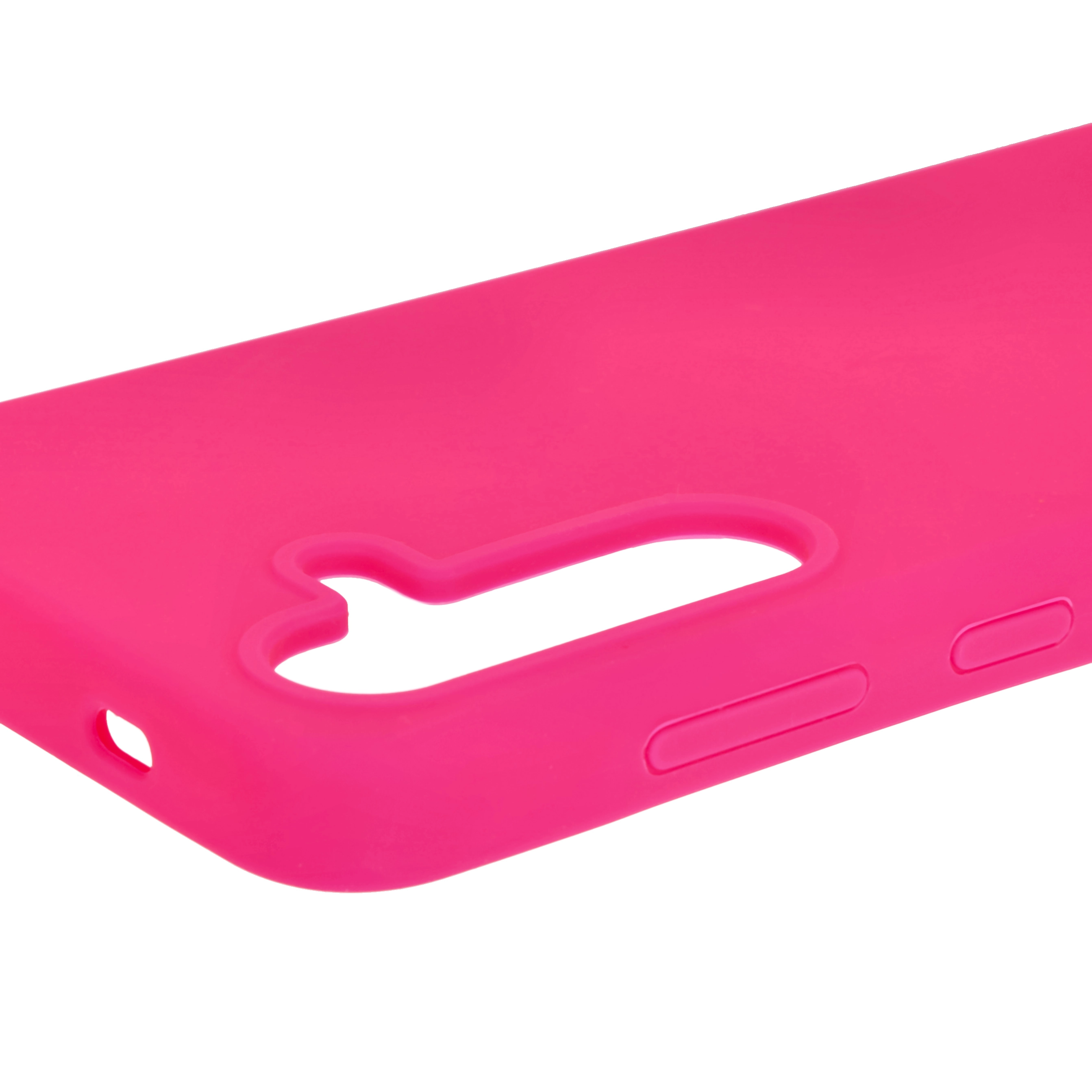 Etui Bizon Silikonowe Soft do Galaxy S24 Neonowo-różowy