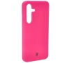 Etui Bizon Silikonowe Soft do Galaxy S24 Neonowo-różowy