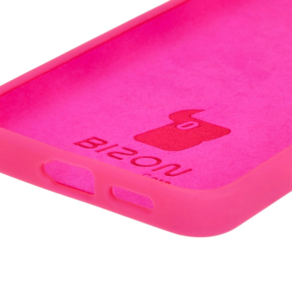 Etui Bizon Silikonowe Soft do Galaxy S24 Neonowo-różowy