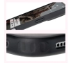 Etui Bizon MatteO z MagSafe do iPhone 16 Pro Półprzezroczyste z czarną ramką