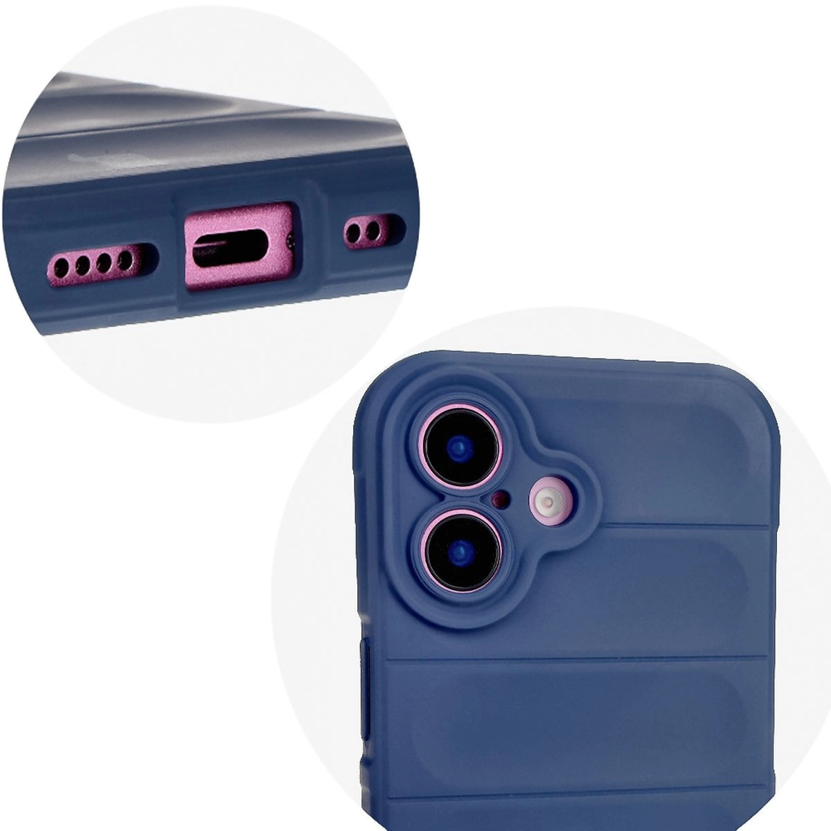 Etui Bizon Tur do iPhone 16 Dark Blue