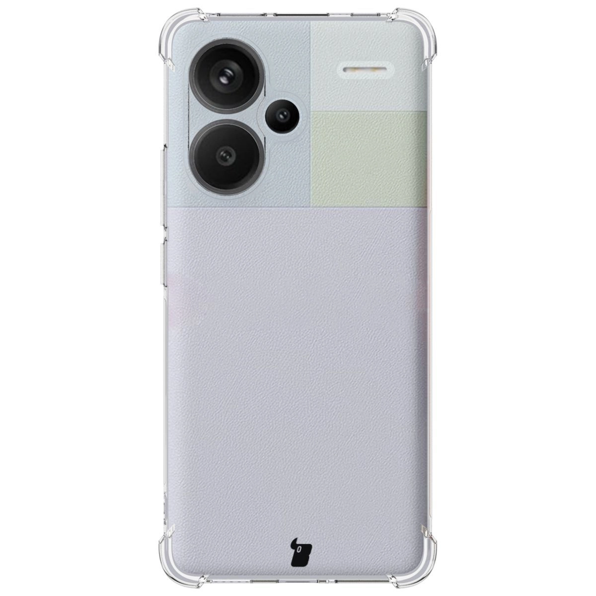 Etui Bizon Elastyczne Salpa do Xiaomi Redmi Note 13 Pro+ 5G Przezroczysty