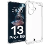 Etui Bizon Elastyczne Salpa do Xiaomi Redmi Note 13 Pro+ 5G Przezroczysty