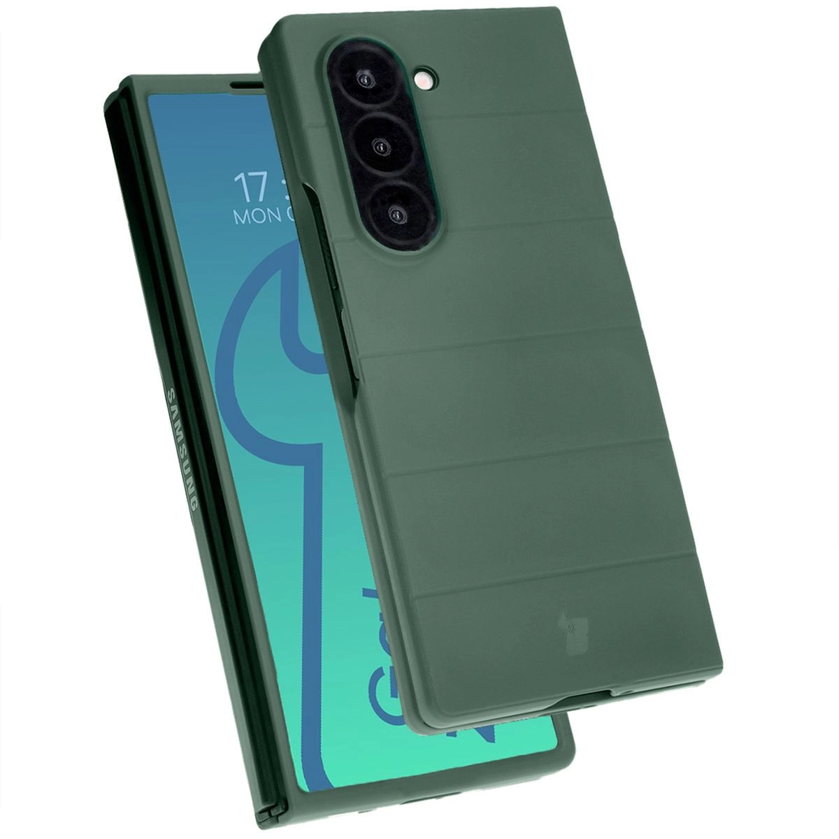 Etui Bizon Tur do Samsung Galaxy Z Fold6 Dark Green