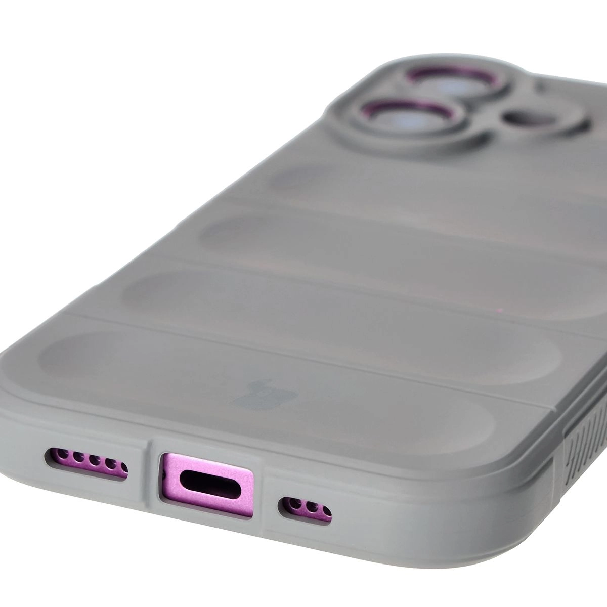 Etui Bizon Tur do iPhone 16 Light Grey