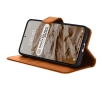 Etui Bizon z klapką Pocket do Galaxy S25 Plus/S24 Plus Brązowy