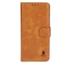 Etui Bizon z klapką Pocket do Galaxy S25 Plus/S24 Plus Brązowy