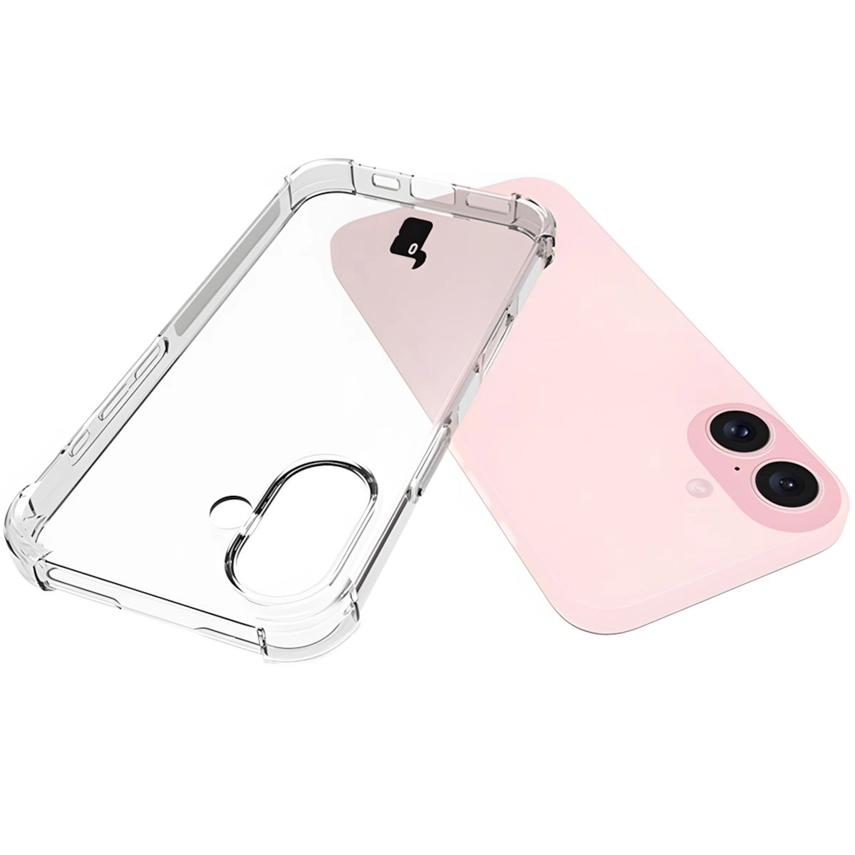 Etui Bizon Elastyczne Salpa do iPhone 16 Przezroczysty