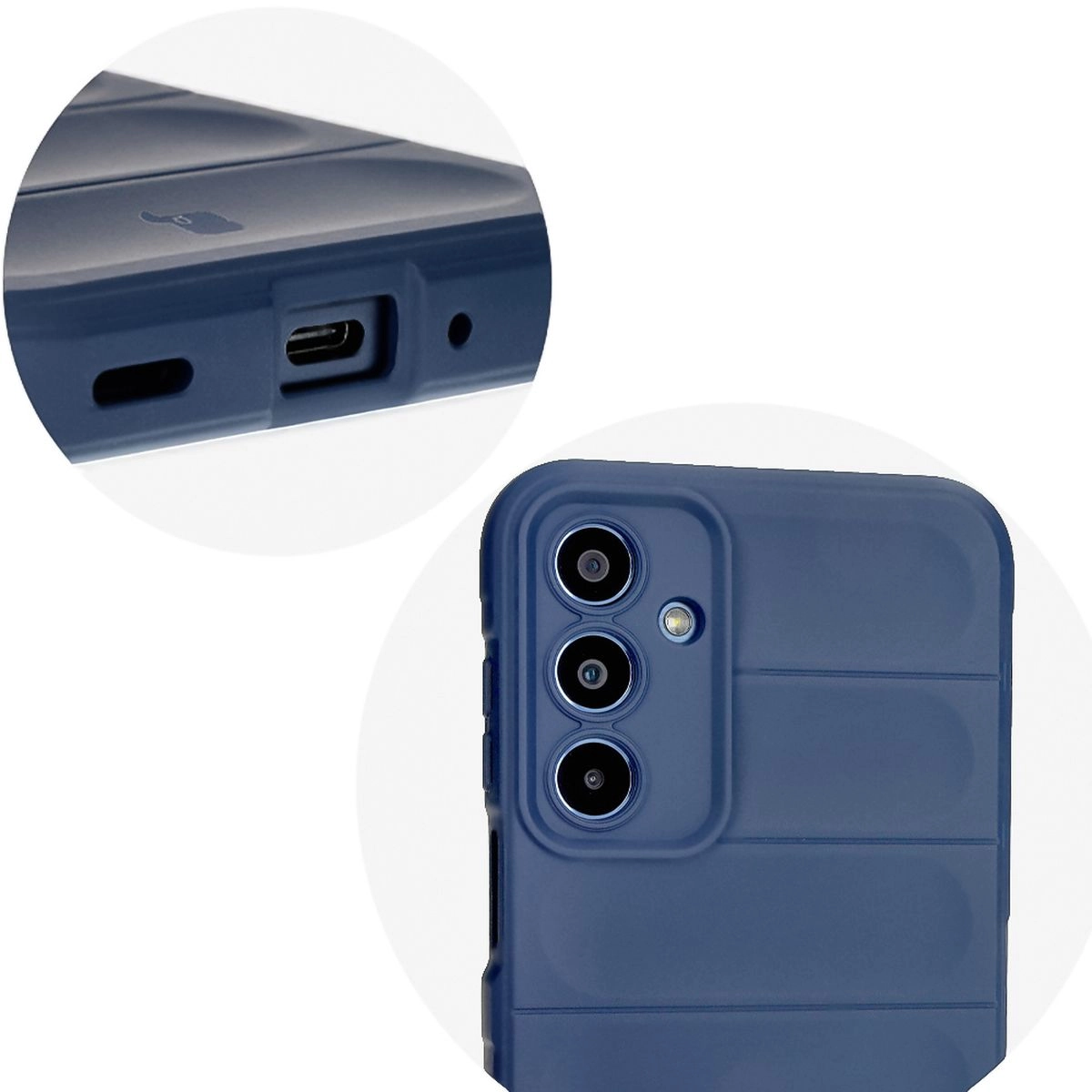 Etui Bizon Tur do Samsung Galaxy M35 5G Dark Blue