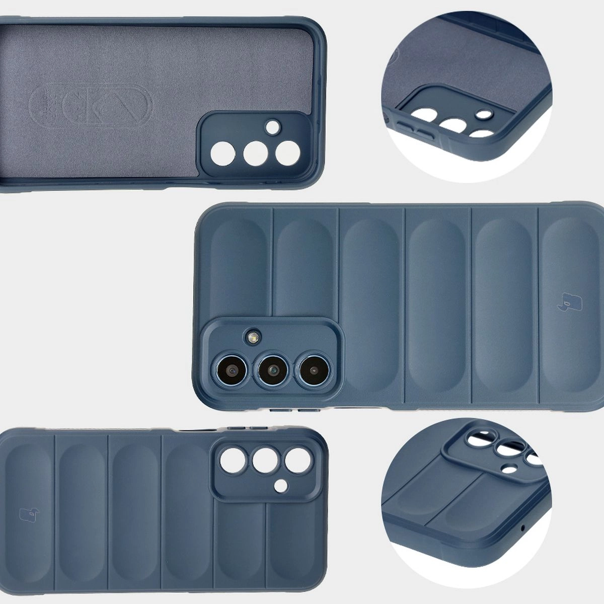 Etui Bizon Tur do Samsung Galaxy M35 5G Dark Blue