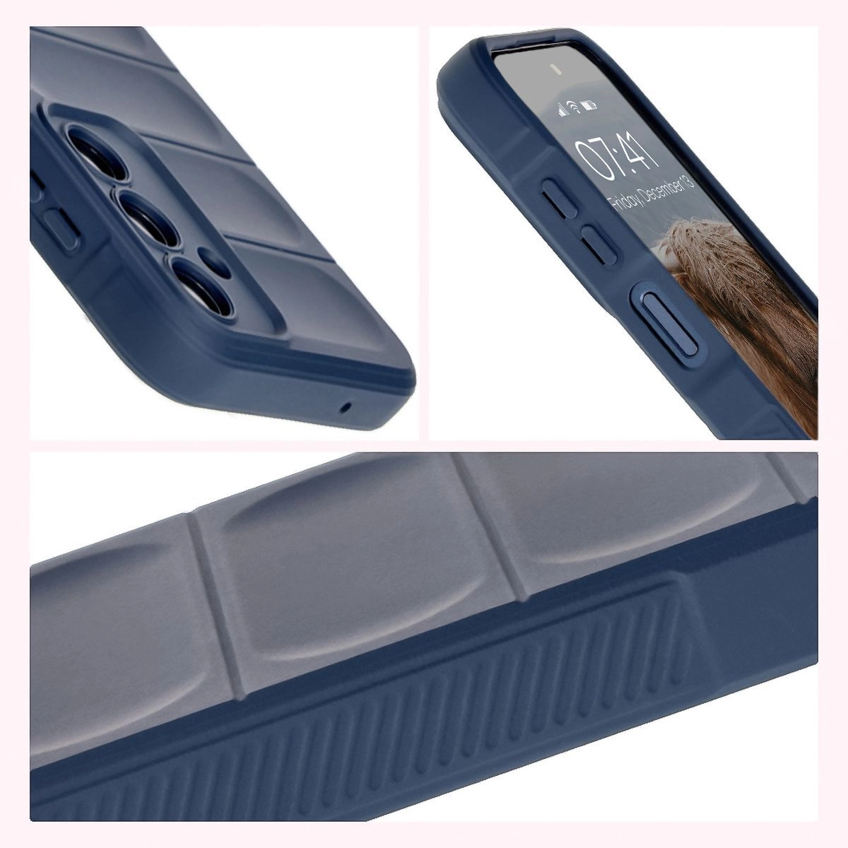 Etui Bizon Tur do Samsung Galaxy M35 5G Dark Blue