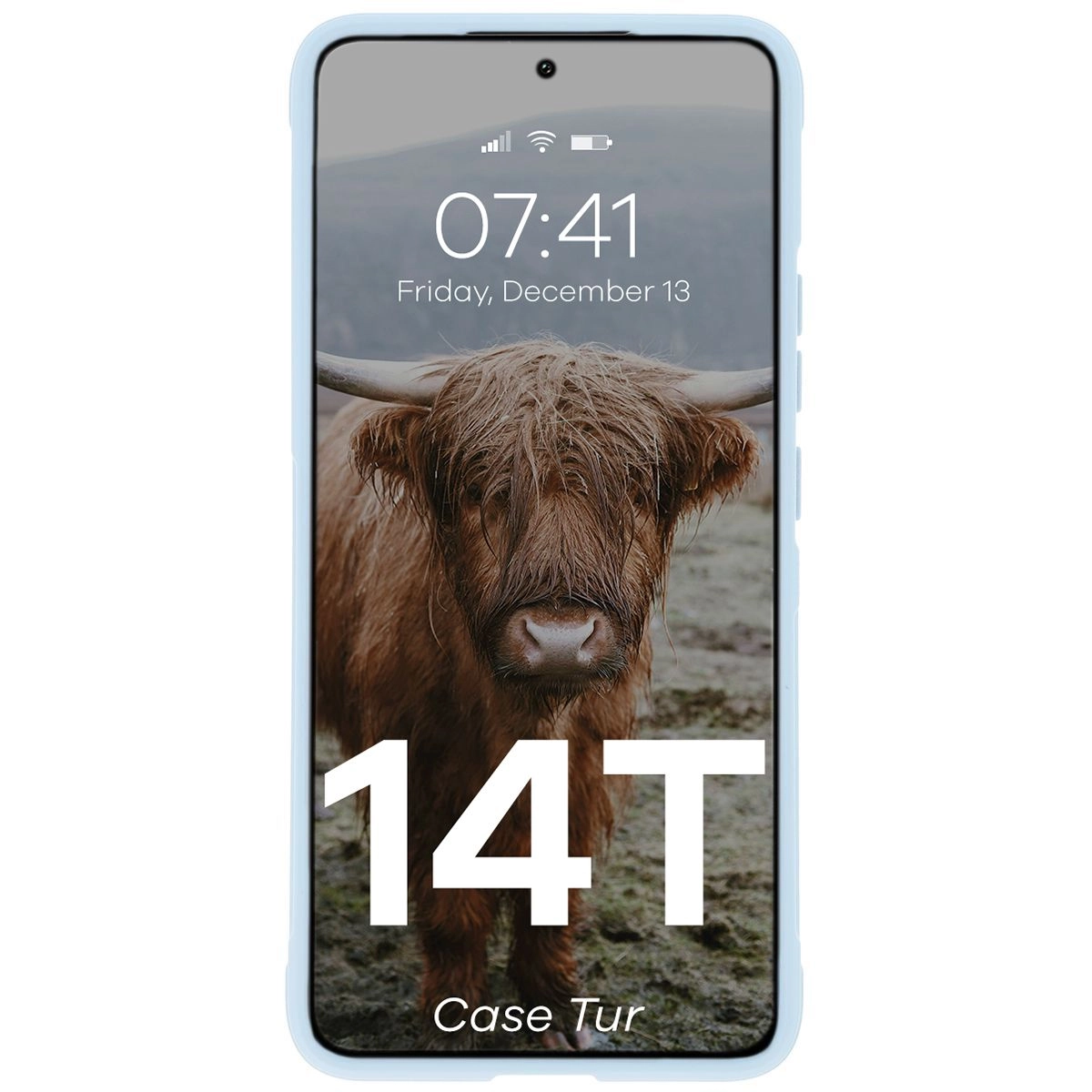 Etui Bizon Tur do Xiaomi 14T Light Blue