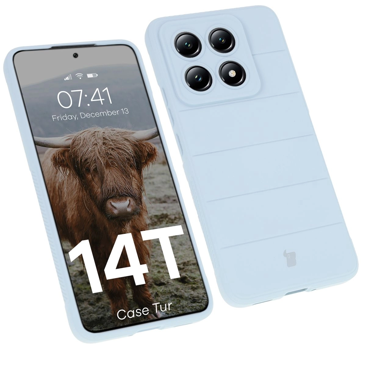 Etui Bizon Tur do Xiaomi 14T Light Blue