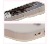 Etui Bizon MatteO z MagSafe do iPhone 14 / iPhone 13 Półprzezroczyste z przezroczystą ramką