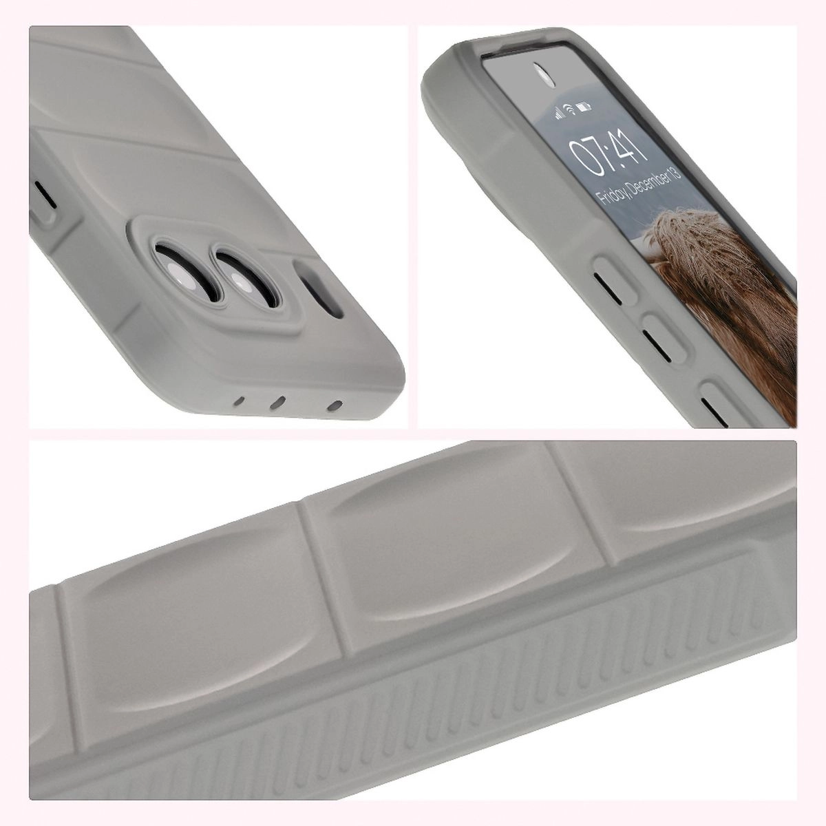 Etui Bizon Tur do OnePlus Nord 4 Light Grey