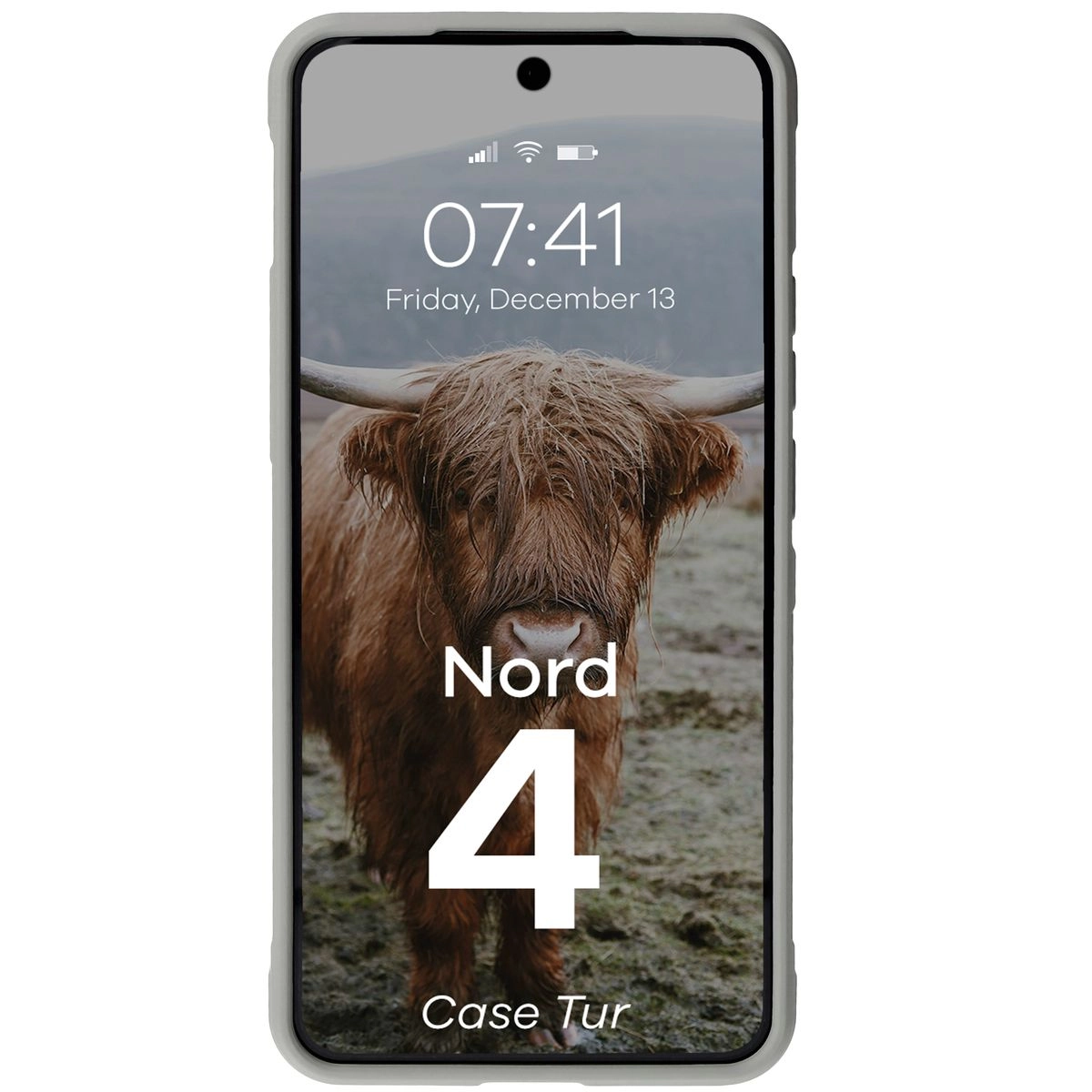 Etui Bizon Tur do OnePlus Nord 4 Light Grey