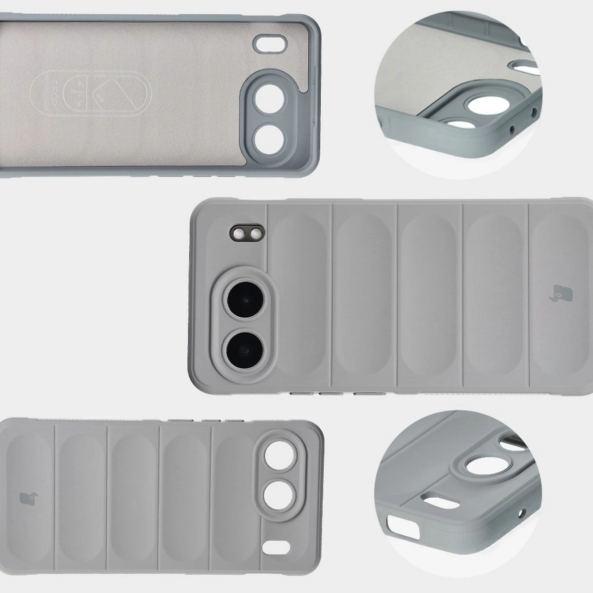 Etui Bizon Tur do OnePlus Nord 4 Light Grey