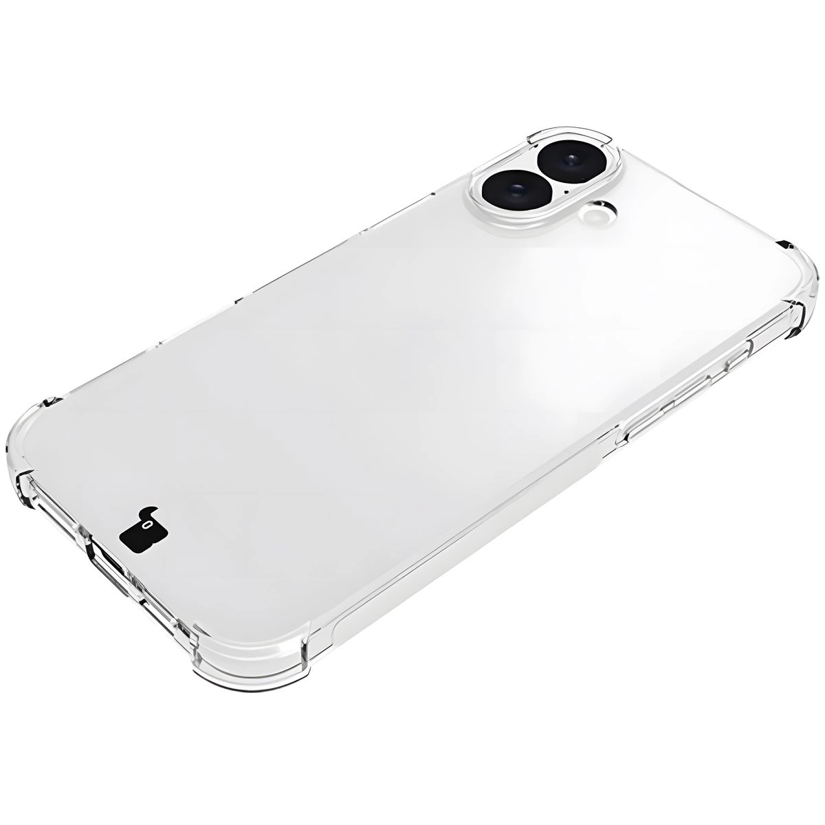 Etui Bizon Elastyczne Salpa do iPhone 16 Plus Przezroczysty