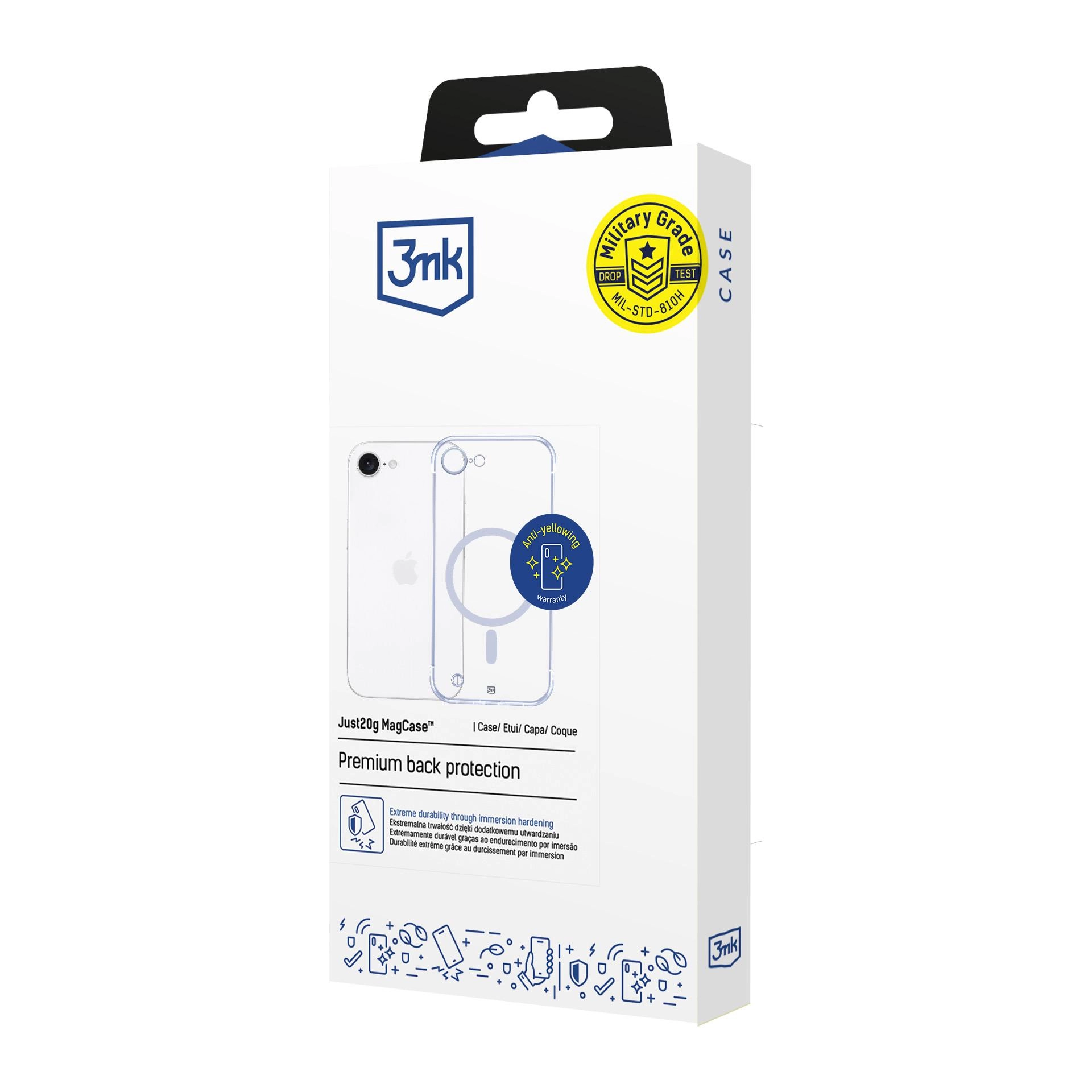 Etui 3mk Just20g Clear Case iPhone 16e Przezroczysty