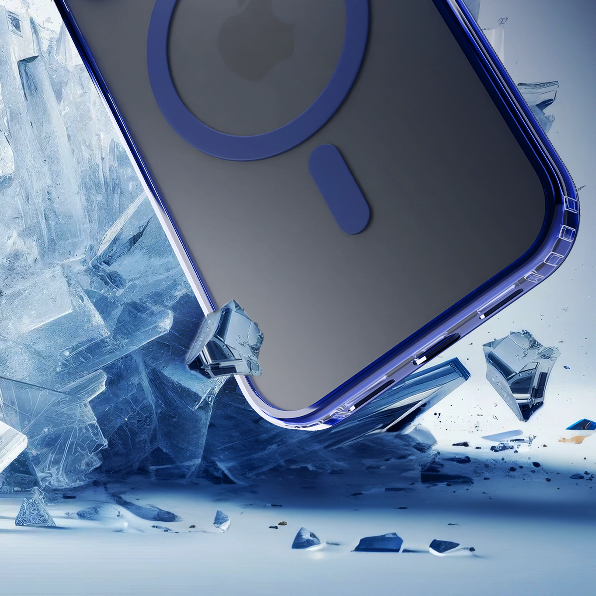 Etui 3mk Frosty MagCase do iPhone 16e Niebieski
