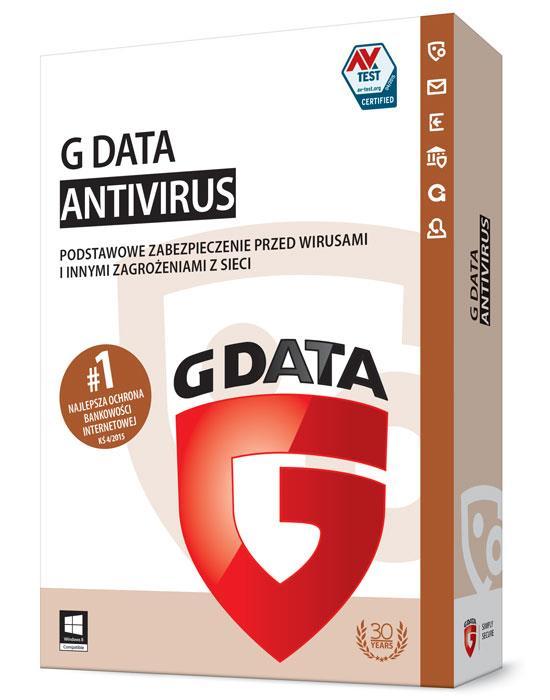 G Data AntiVirus 2017 3PC BOX 24m-ce