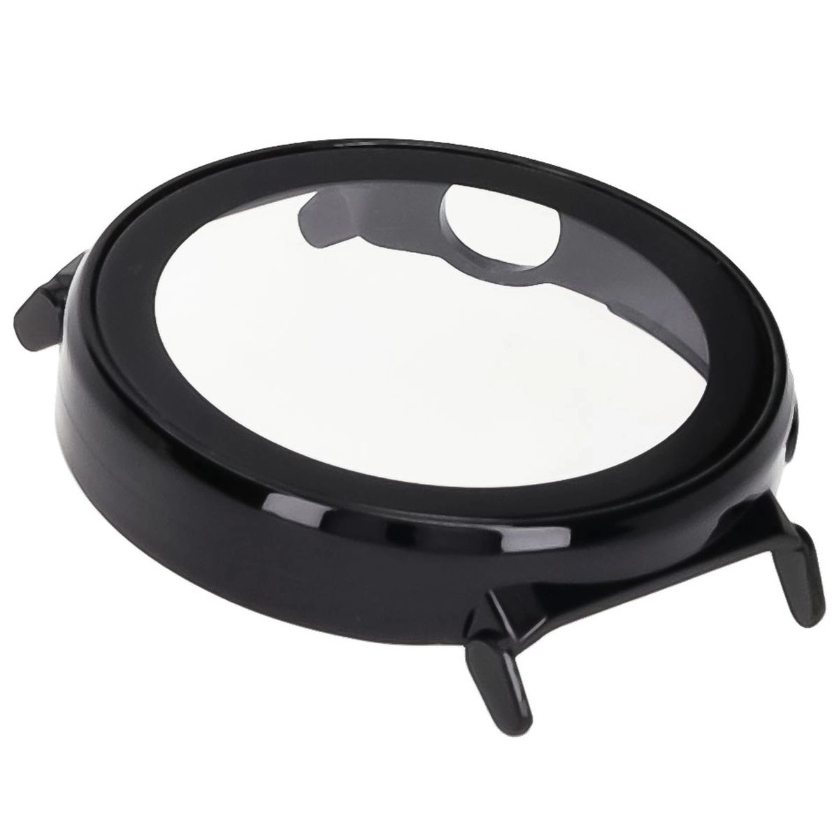 Nakładka na tarczę Bizon ze szkłem do Huawei Watch GT 5 Pro 42mm Czarny