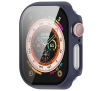 Nakładka na tarczę Bizon ze szkłem do Apple Watch 10 46mm ciemnoNiebieski