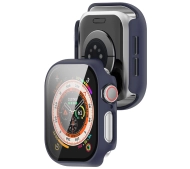 Bizon ze szkłem do Apple Watch 10/11 46mm Ciemnoniebieski