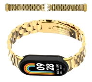 Bizon ze stali nierdzewnej Aura do Xiaomi Smart Band 9/9 NFC/8 Złoty