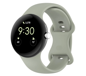 Pasek Bizon Strap Watch Silicone S do Google Pixel Watch 3 45mm Khaki