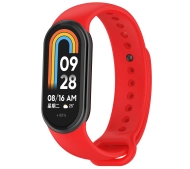 Bizon Strap Watch Dots do Xiaomi Smart Band 9 / 9 NFC / 8 Czerwony