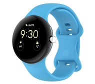 Bizon Strap Watch Silicone S 41mm do Google Pixel Watch 3/Watch 2/Watch 1 Niebieski
