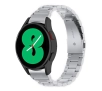 Bransoleta Bizon ze stali nierdzewnej Aura do Samsung Galaxy Watch FE/7/6/6 Classic/5/5 Pro/4/4 Classic Srebrny