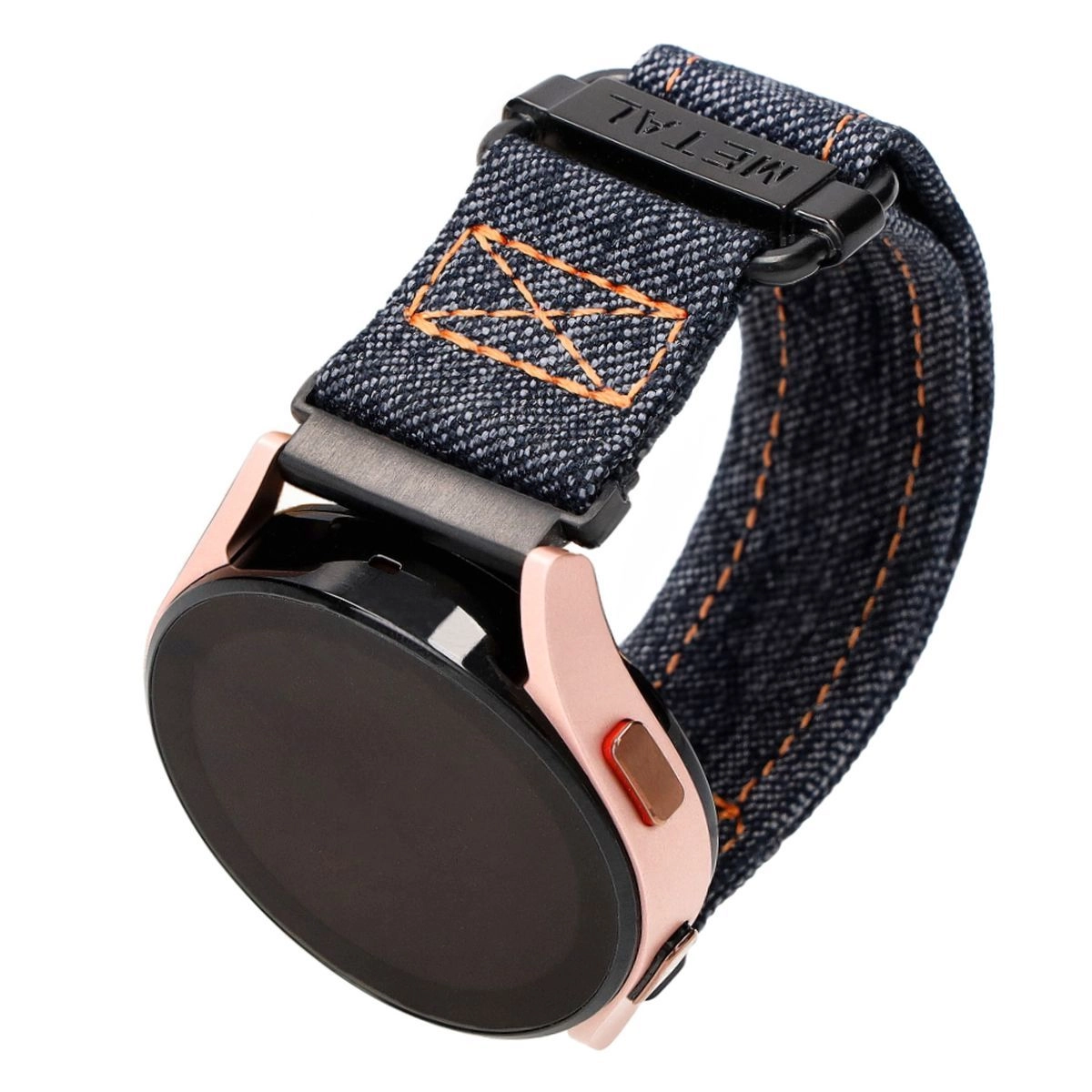 Pasek Bizon Strap Watch Urban do Galaxy Watch 20mm Niebieski jeans