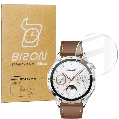 Szkło hartowane Bizon Watch Clear do Huawei Watch GT 4 46mm