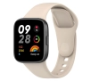 Pasek Bizon Strap Watch Dots do Xiaomi Redmi Watch 3 Beżowy