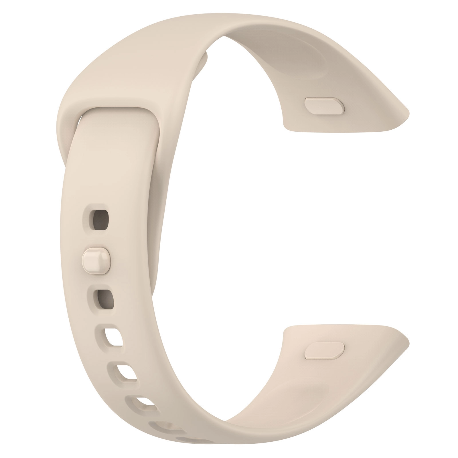 Pasek Bizon Strap Watch Dots do Xiaomi Redmi Watch 3 Beżowy
