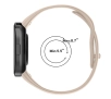 Pasek Bizon Strap Watch Dots do Xiaomi Redmi Watch 3 Beżowy