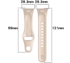 Pasek Bizon Strap Watch Dots do Xiaomi Redmi Watch 3 Beżowy