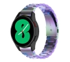 Bransoleta Bizon ze stali nierdzewnej Aura do  Samsung Galaxy Watch FE/7/6/6 Classic/5/5 Pro/4/4 Classic Tęczowy