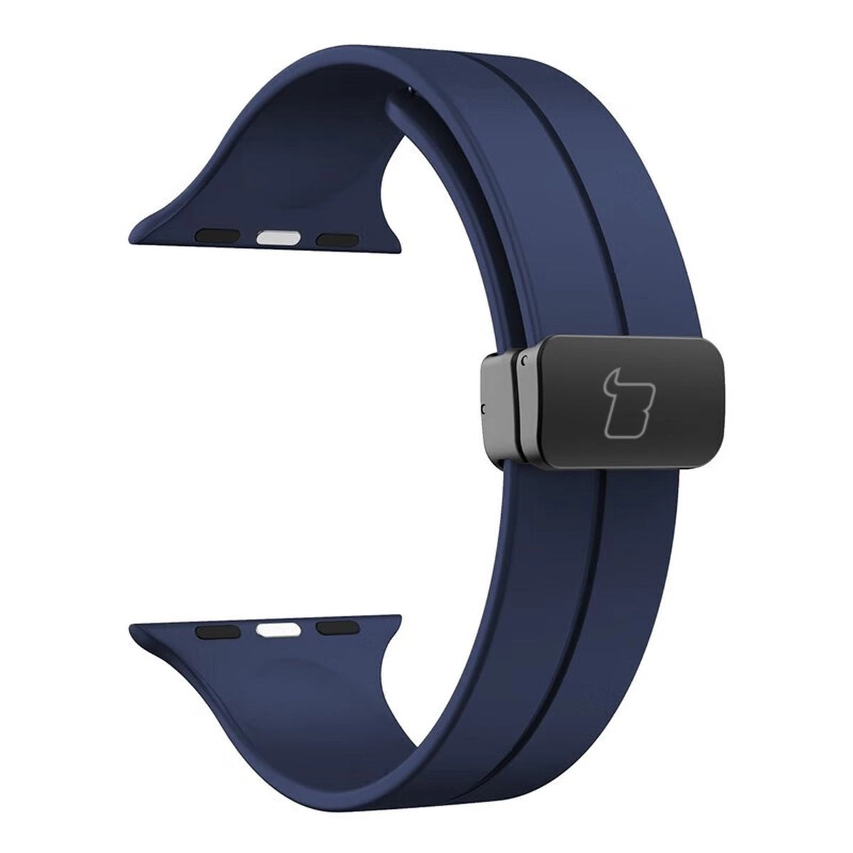 Pasek Bizon Strap Watch Silicone L do Apple Watch 44/45/46/49mm Granatowy