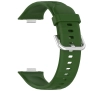 Pasek Bizon Strap Watch Silicone Pro SR do Huawei Watch Fit 3 Ciemno-zielony