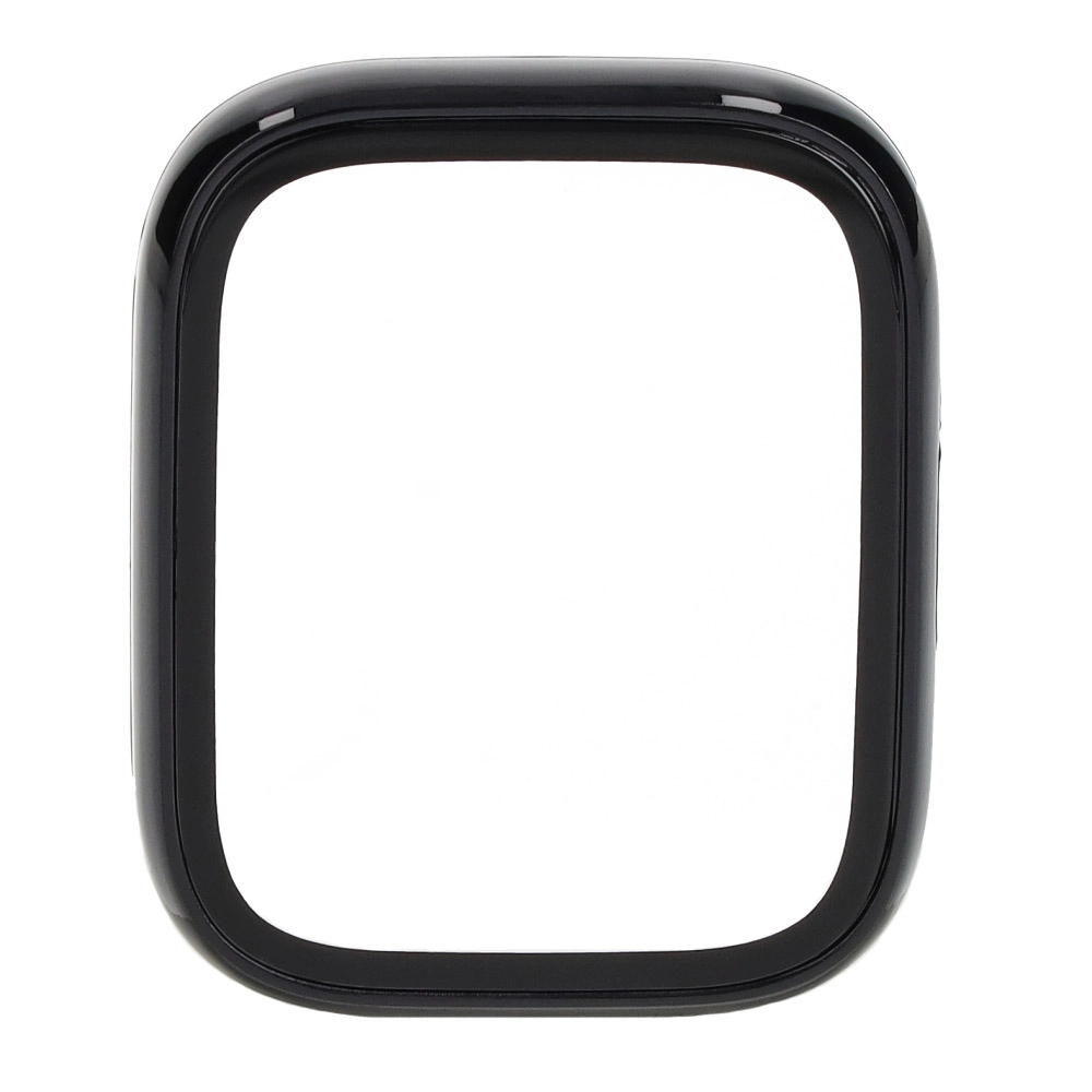 Nakładka na tarczę Bizon ze szkłem do Xiaomi Redmi Watch 3 Active Czarny
