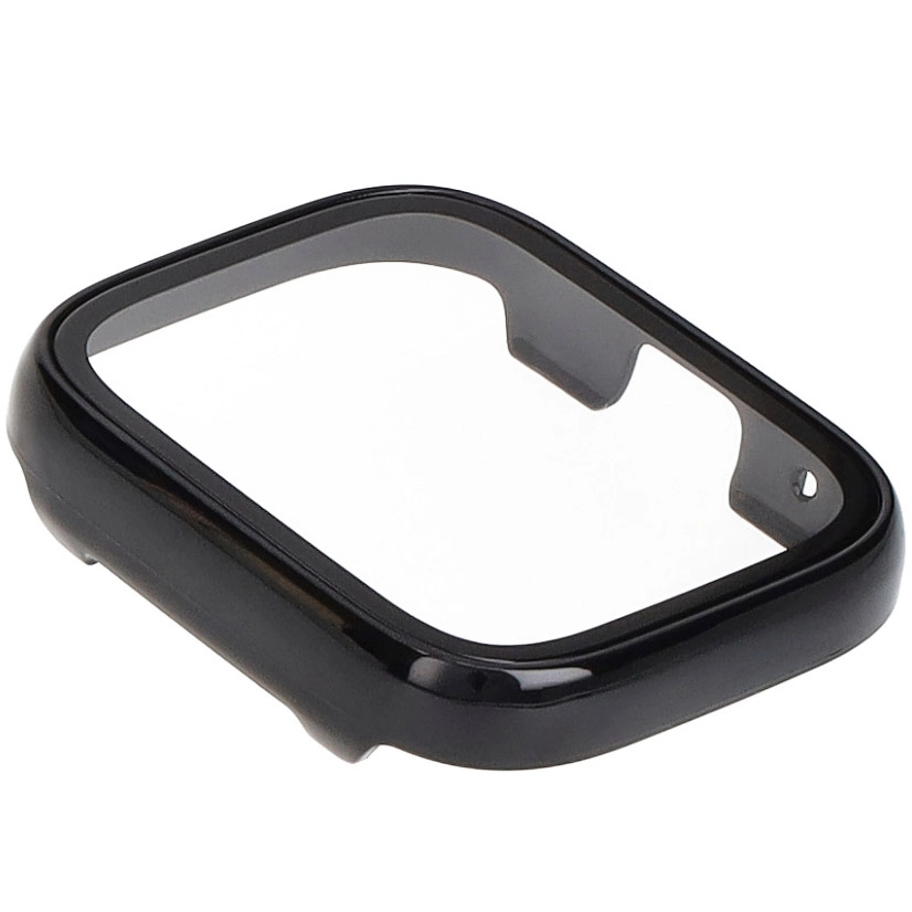 Nakładka na tarczę Bizon ze szkłem do Xiaomi Redmi Watch 3 Active Czarny