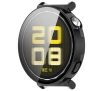 Nakładka na tarczę Bizon ze szkłem do Huawei Watch GT 5 41mm Czarny matowy