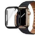Nakładka na tarczę Bizon ze szkłem do Apple Watch 9/8/7 41mm Czarny