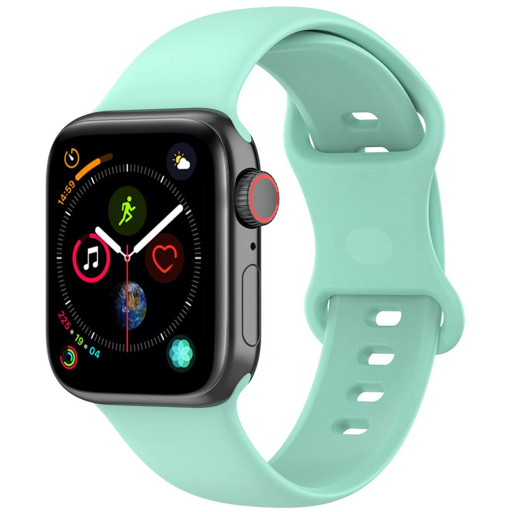 Pasek Bizon Strap Watch Silicone S do Apple Watch 38/40/41/42mm Miętowy